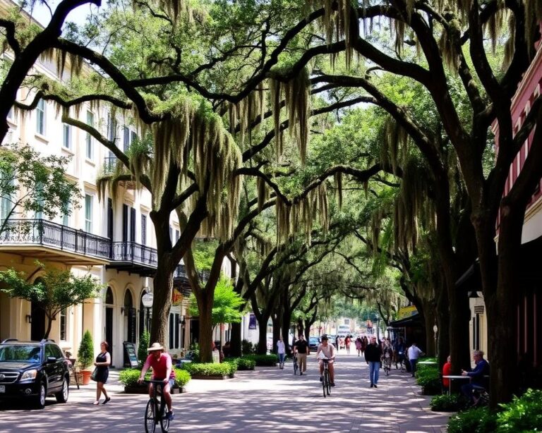 Pedestrian-friendly Savannah